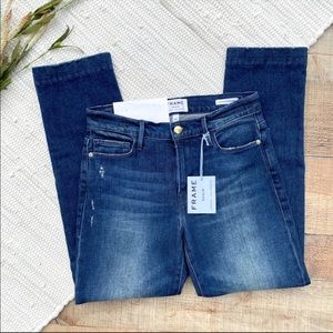 FRAME Le Nouveau Straight Leg High Waisted Jeans